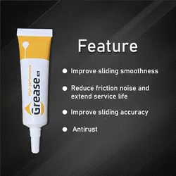 3D Printer Gear Grease Lube Reduce Noise Good Lubrication Effect Lubricating Oil for For Bambulab X1c P1S P1P Ender3 Guide Rail