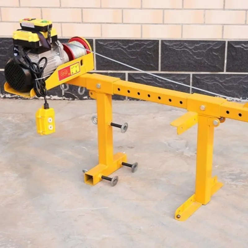 

Clamp Wall Riding Hoist High Rise Roof Top Small Crane Home Balcony Burglar Proof Simple Construction Site Bracket