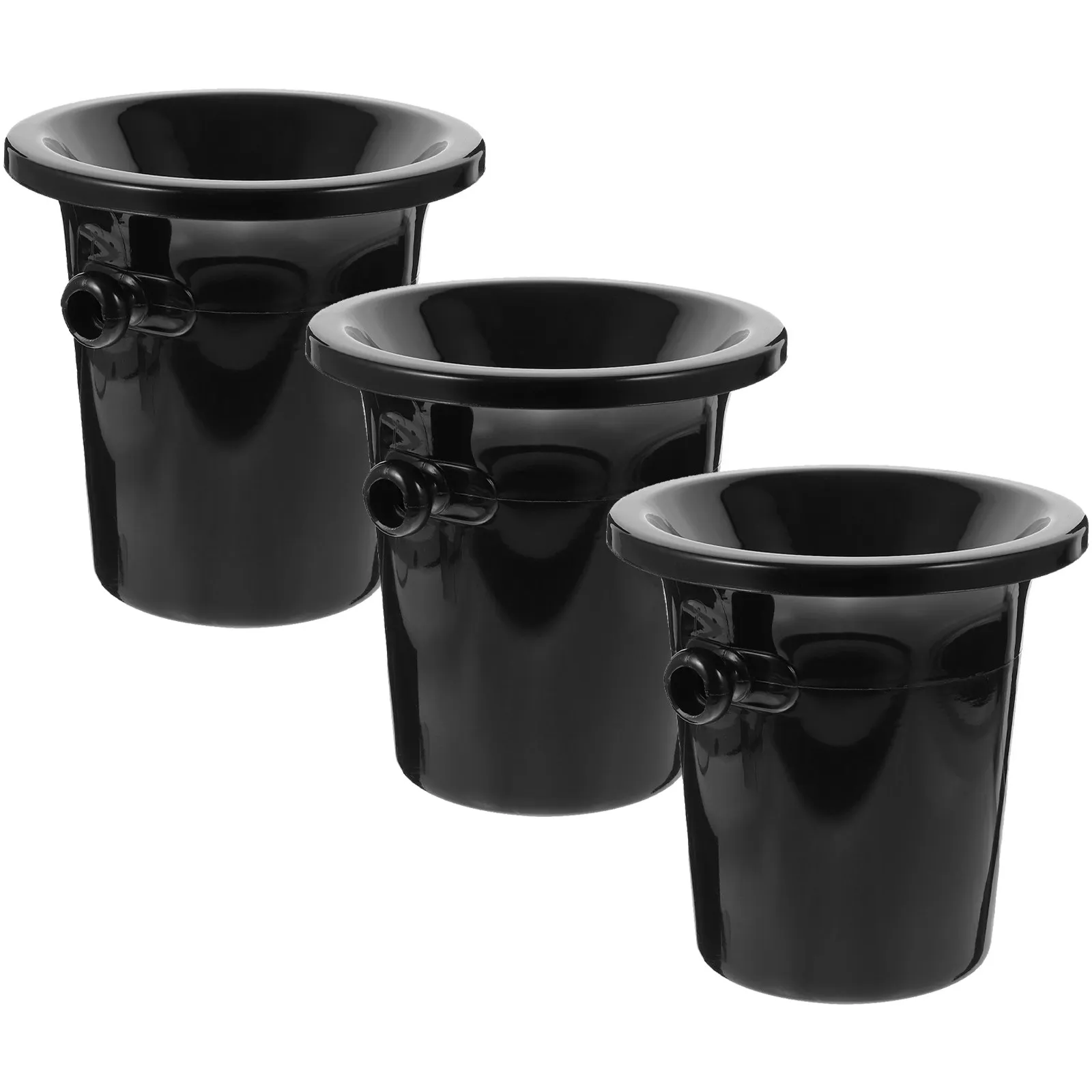 

3Pcs Wine Dump Buckets Double Ears Round Mouth Creative Wine Tasting Spittoons Ice Bucket Bar Use Beverage Tub
