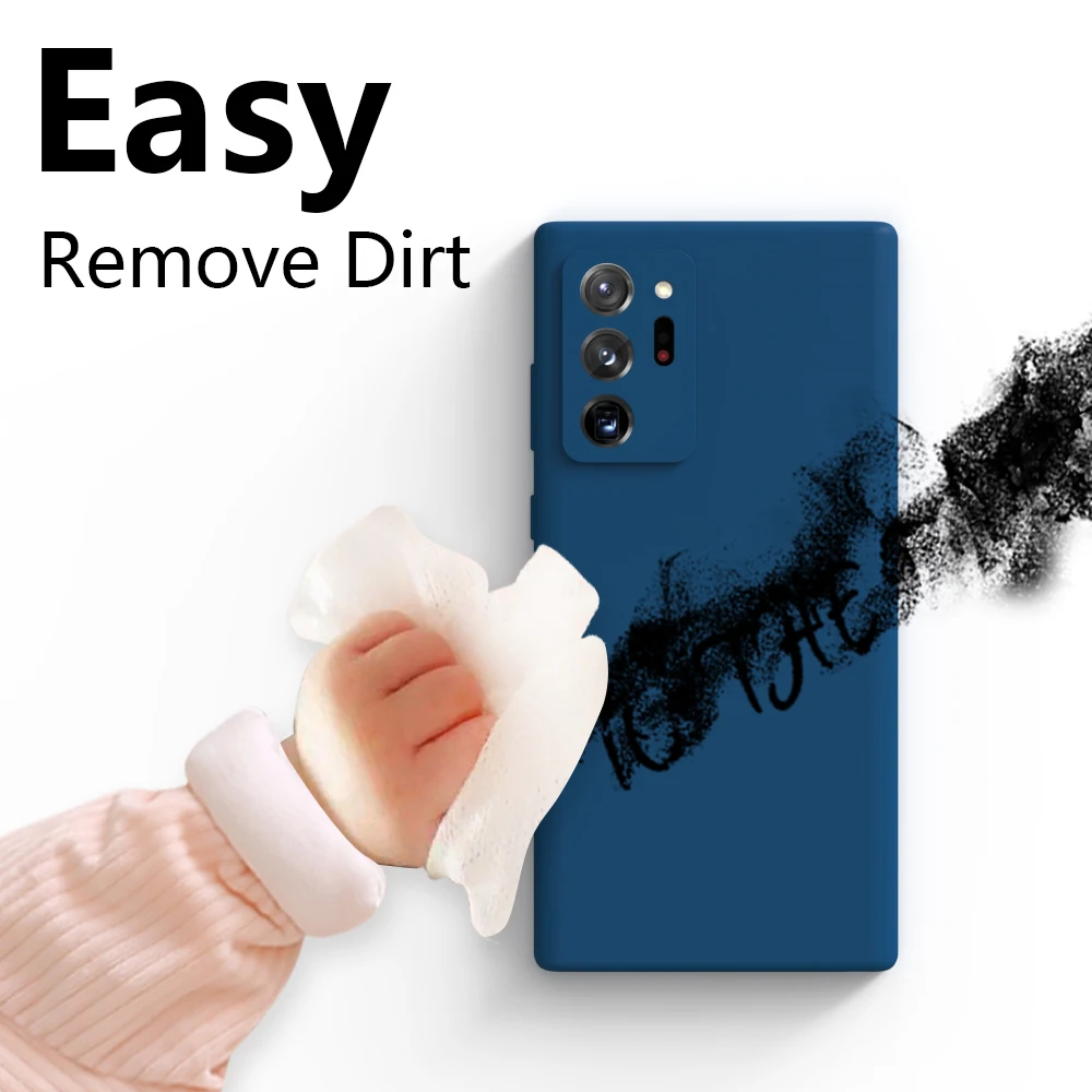 Original Liquid Silicone Case For Samsung Galaxy A54 A53 S20 Fe S21 S22 S23 Ultra Note 20 10 Plus Note20 Ultra Cover Accessories