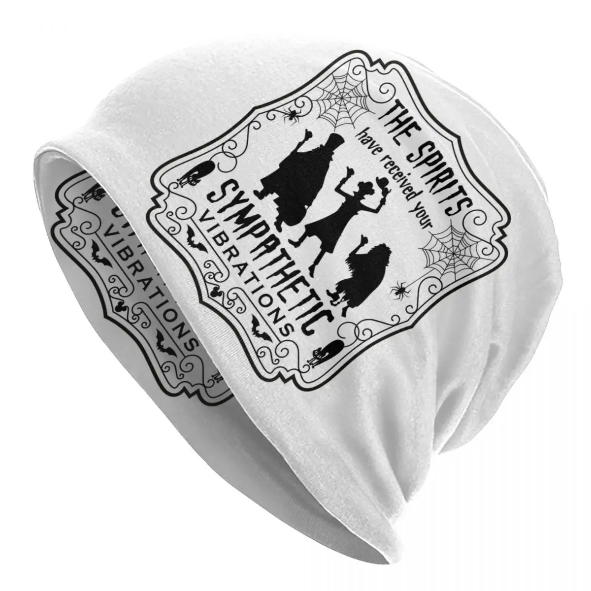 Haunted Mansion Bonnet Hats Hip Hop Knit Hat For Women Men Warm Winter Halloween Grim Grinning Ghost Skullies Beanies Caps