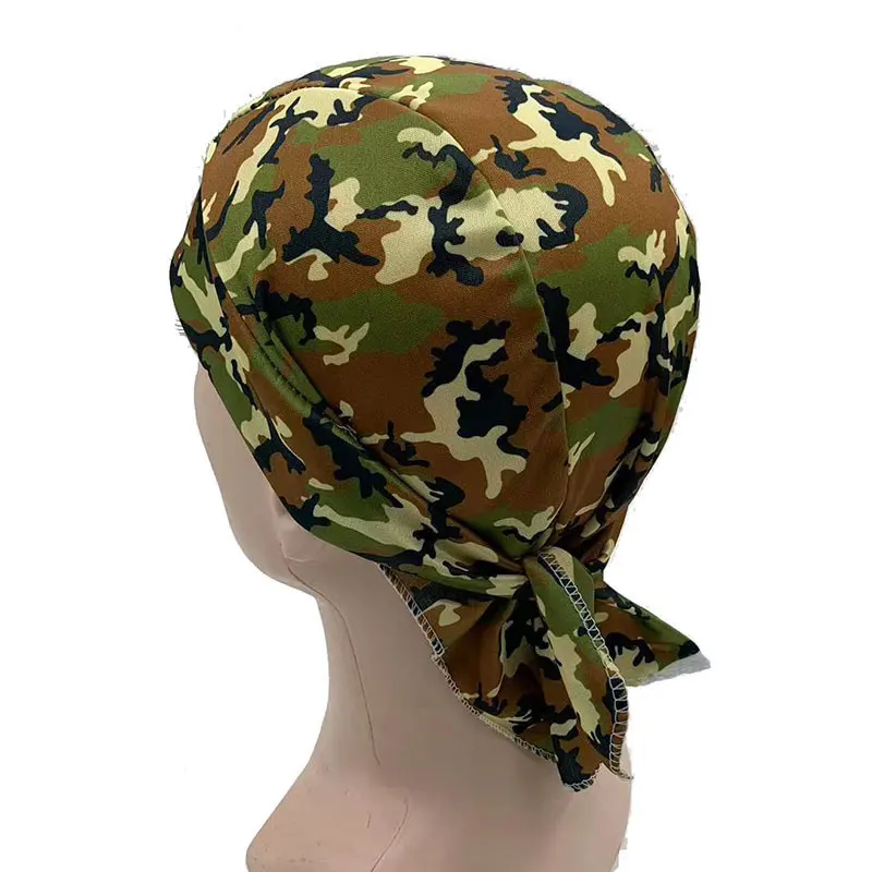 Cycling Skull Cap Outdoor Camouflage Riding Headgear Sunscreen Sports Breathable Printed Hats Head Wrap Pirate Hat