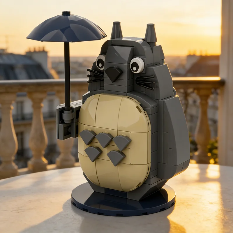 

145pcs MOC TOTORO Creator Model Building Blocks Christmas Gift Architecture Toys Assemble DIY Idea Brick Creative Education