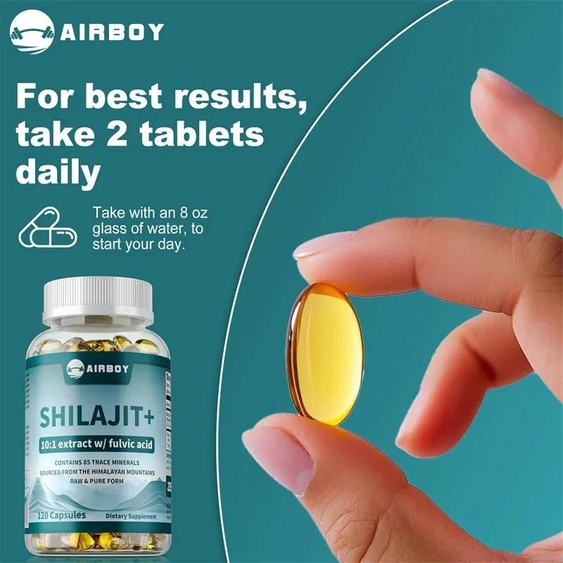 

Капсулы Шиладжит для энергии, силы мышц, иммунитета, выносливости для взрослых, снятия стресса