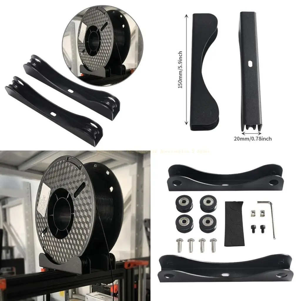 

Practical Material Rack Printers Filaments Spool Holder for 3/MK3S/VORON Printers Improve Convenience Productivity