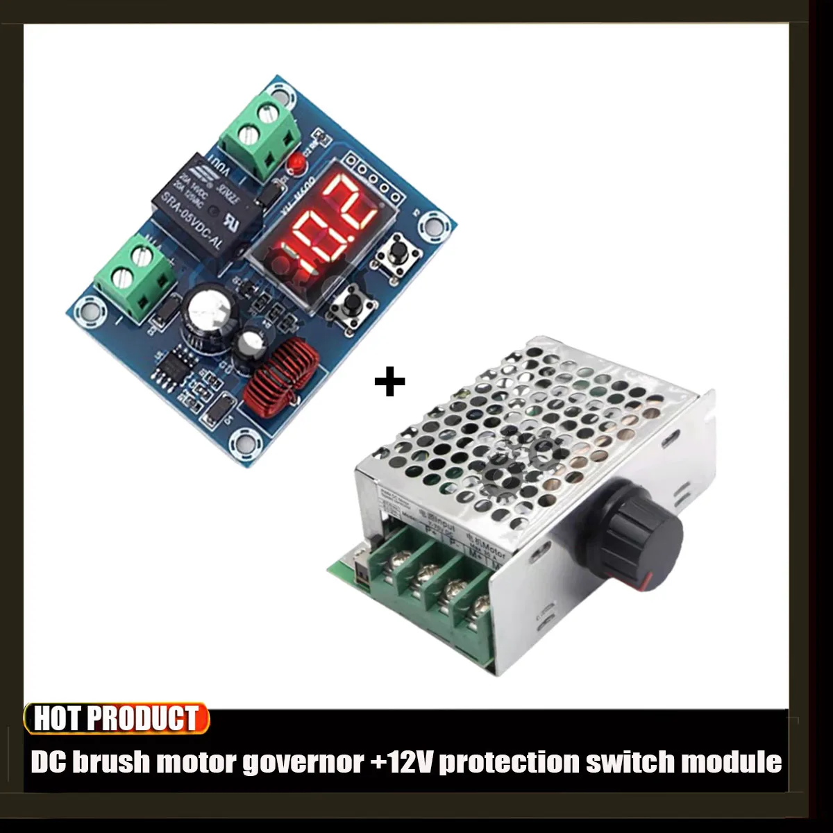 Dc Brush Motor Speed Controller Riorand 7-70v Pwm Dc Motor Speed Controller Switch 30a +12v Protection Switch Module