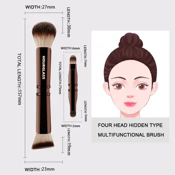 Hourglass 化妝刷 - 24號四頭多功能刷 蜜粉 粉底 遮瑕 眼影 遮瑕化妝刷 8 最佳銷售 可愛的化妝刷 - №8