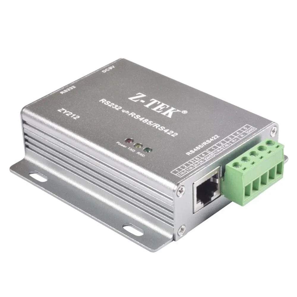Lightning protection RS232 to RS485/RS422 converter adapter with power adapter ZY212