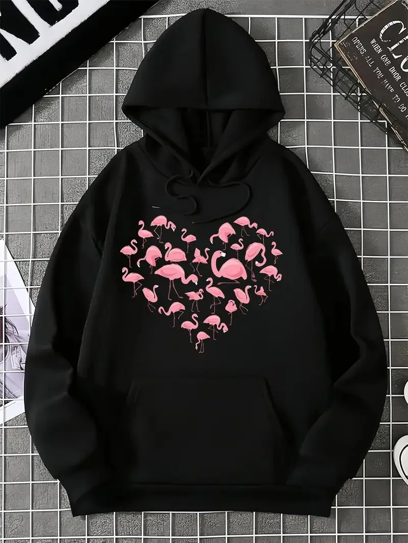 

Heart Valentine's Day Graphic Printing Autumn and Winter Pure Cotton Men's and Women's Hoodies Outdoor Street Sports Training