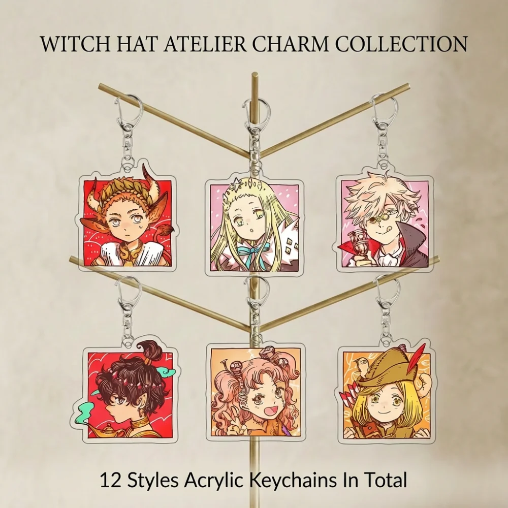 Porte-clés en acrylique 6 cm, thème Anime Noël Chapeau de Sorcière Atelier Qifrey Coco, personnages de Cosplay, ornement, accessoires, articles de collection, cadeau