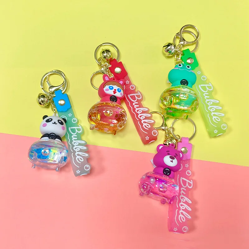 miniso  Small car keychains, car bag pendants, exquisite and high-end small gifts, key chain ornaments