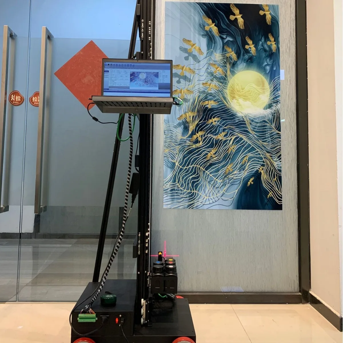 3D Wall Painter Wall Printer Mural UV Printer Advertising Wall Printer
