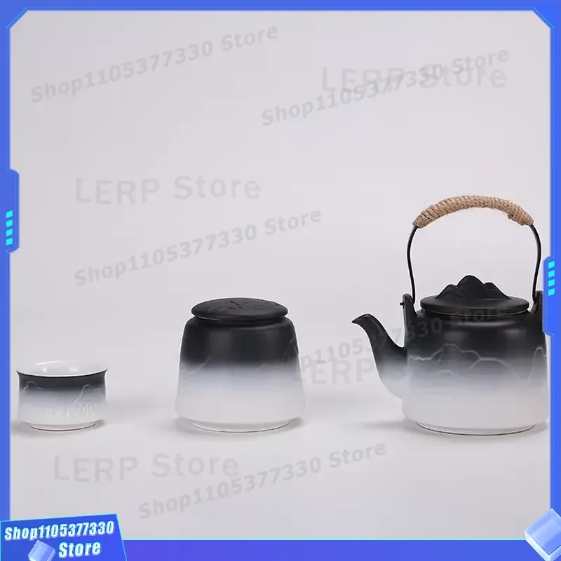 Nordic Style Ceramic Teapot Set Modern Chinese Kung Fu Tea Cups With Tray For Party Home Office Drinking Ware Gift Box Modern