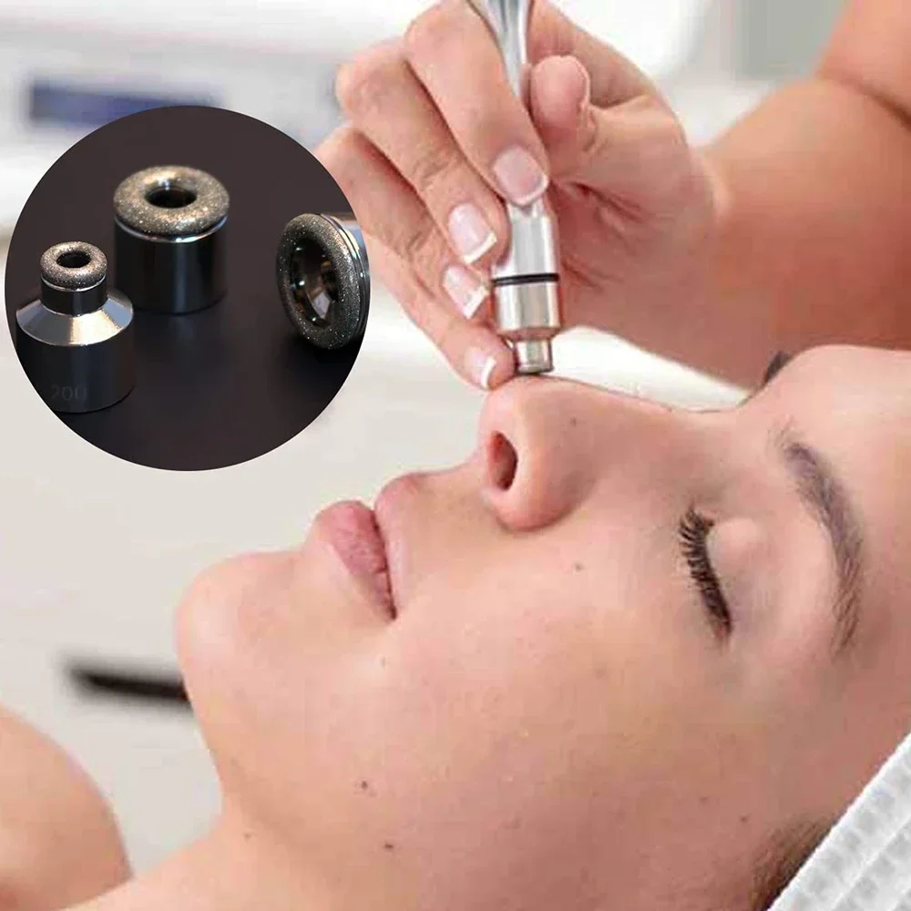 Diamond Dermabrasion Tips Microdermabrasion Machine Accessories Dermabrasion Tool Microdermabrasion Replacements 9 Tips 3 Wands