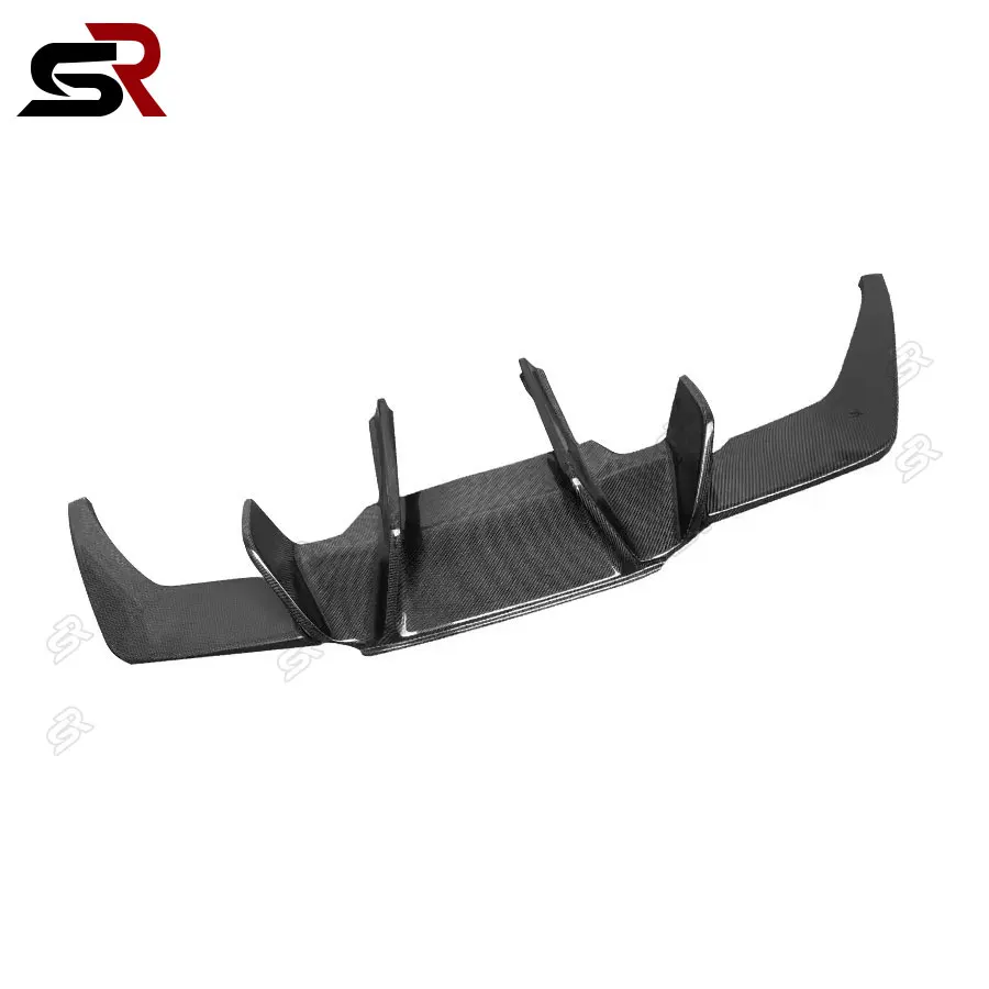 For BMW 6 Series F06 F12 F13 M6 2012 - 2016 Carbon Fiber Rear Bumper Lip Diffuser Splitter Auto Accessories Body Kits