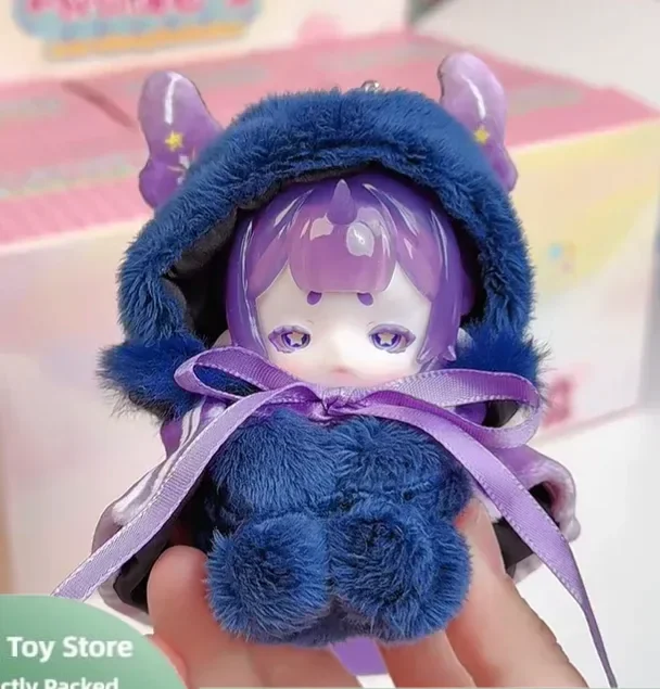 뜨거운 오리지널 페니 박스 Antu Zhangxinxiaobao 시리즈 비닐 블라인드 박스 동물 인형 애니메이션 피규어 장식 카와이 생일 선물