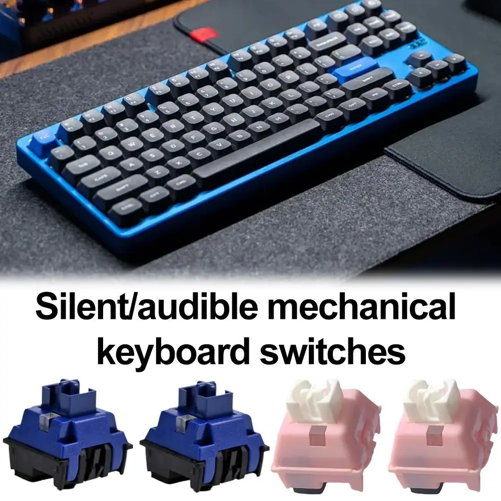 10-pack Silent/Audible Mechanical Keyboard Switches Imported Optical Switches For Esports Gaming Precision Five-pin Linear