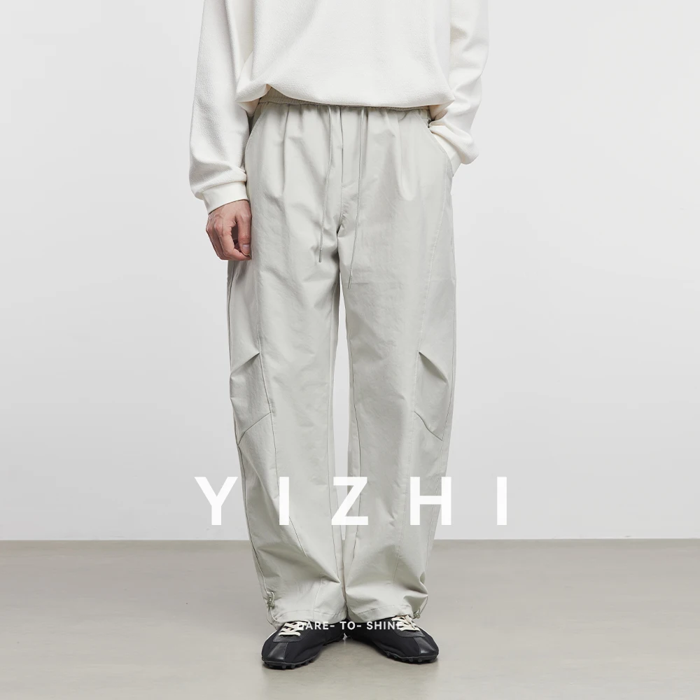 

Модные мужские комбинезоны для десантника в американском стиле, осень 2023, новые повседневные брюки, крутые широкие мужские прямые брюки