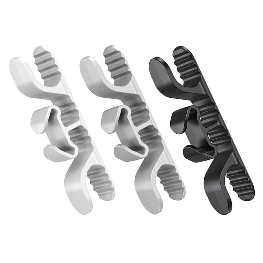 3Pcs Silicone High Grip Adhesive Cord Organizer Kitchen Appliances Cable Organizer Material Wire Manager Tidy Living