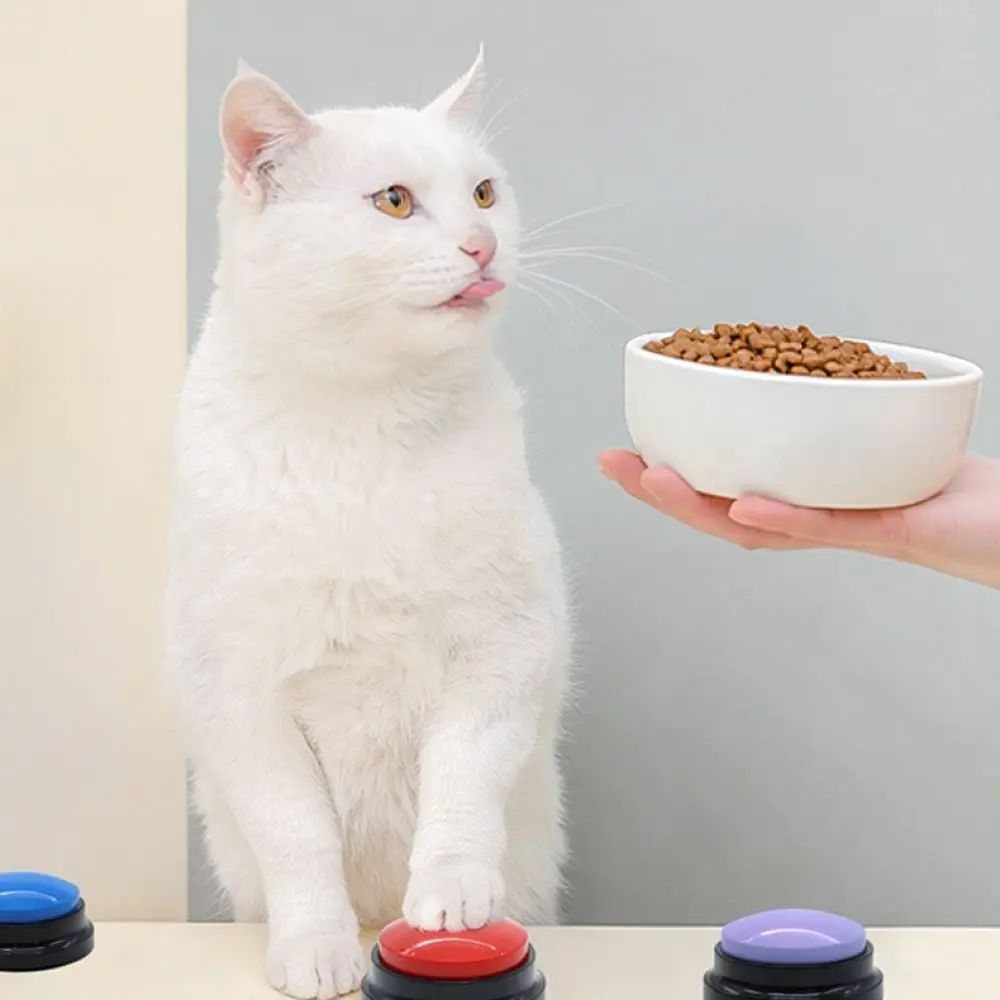 Recordable Pet Button For Dog Communication Training Interactive Voice Sound Box Durable Abs Speech Learning Device Toy