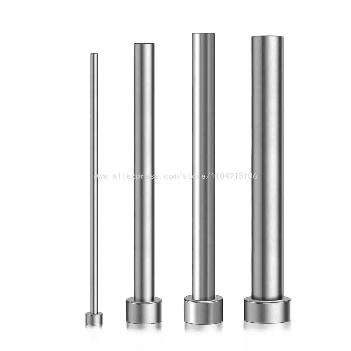 0.5-25mm SKD61 Hardened Ejector Pin L100-500mm Straight Mold Thimble Injection Molding Push Rod