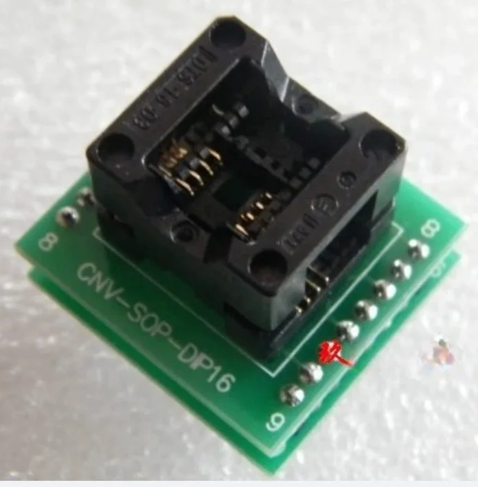 Double SOP8 to DIP8 SOIC8 narrow body to dip8 150mil converter seat CNV-SOP-DIP seat