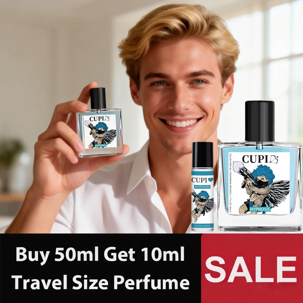 

Cupid Perfume for Men Pheromone Cologne for Men Eau de Parfum Long Lasting Fragrance High Quality Men's Perfumes Travel Size