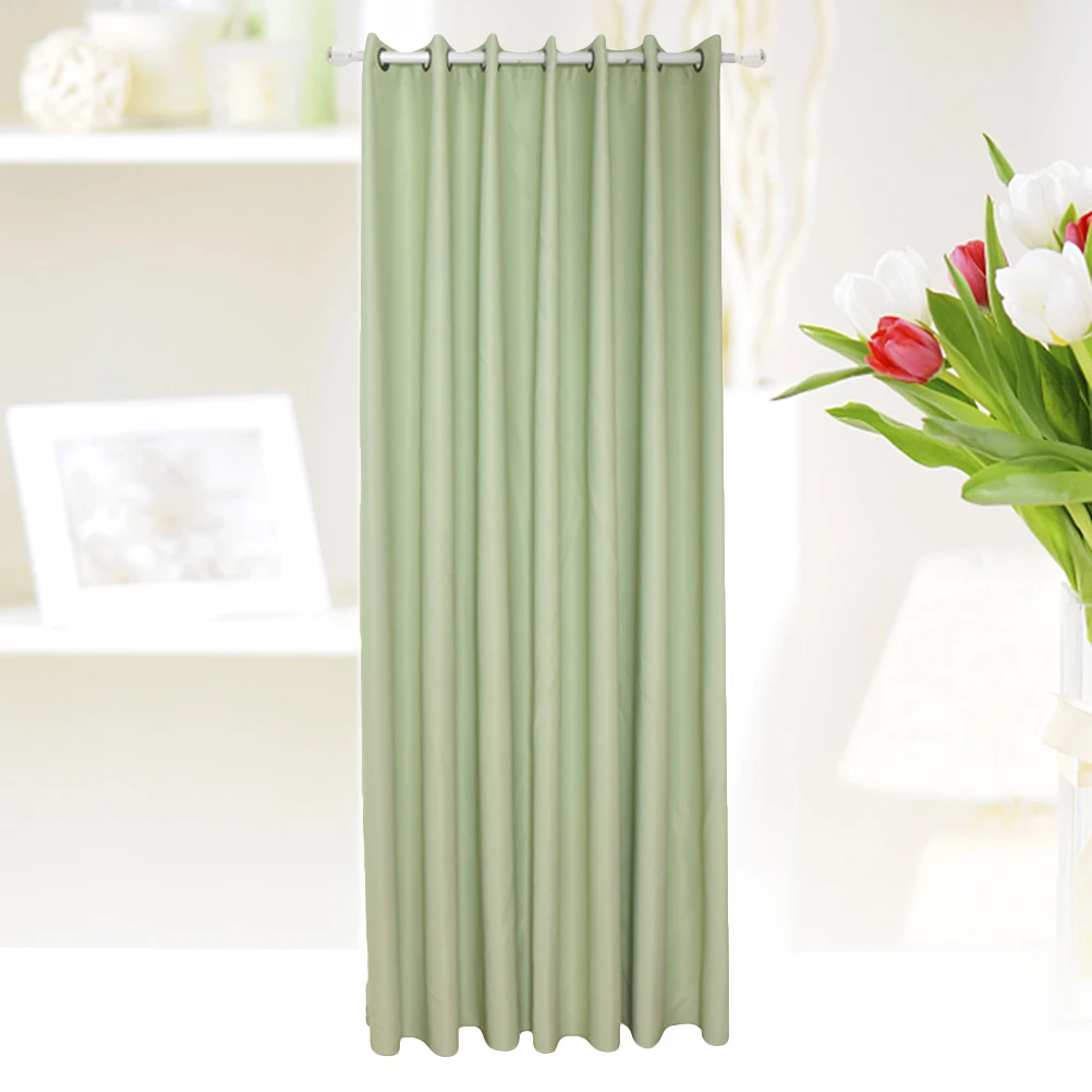 

Blackout Curtains Thermal Home Decor Dark Green Modern Insulated Window Sheer Privacy Polyester Bedroom Bathroom