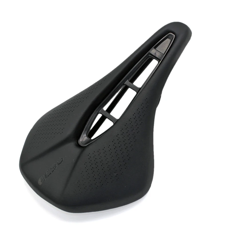 EC90 MTB Bicycle Seat PU Ultralight Hollow Breathable Breathable Comfortable Seat Cushion Bike Racing Saddle Parts Components