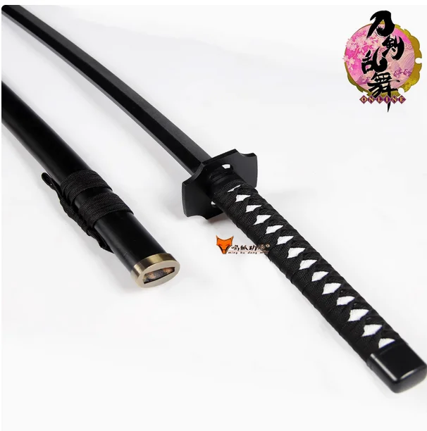 104 سنتيمتر Sou Sokuten Oodentamitsuyo Katana Tachi السيف رسمت شفرة خشبية صلبة صالح ممارسة التدريب تأثيري سلاح الدعائم غير حاد #3