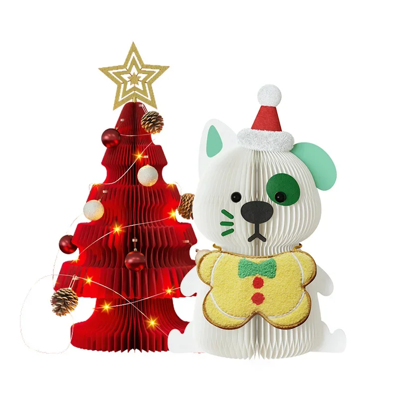 Christmas tree also claw joint pet dog dog ornament porch home cute gift