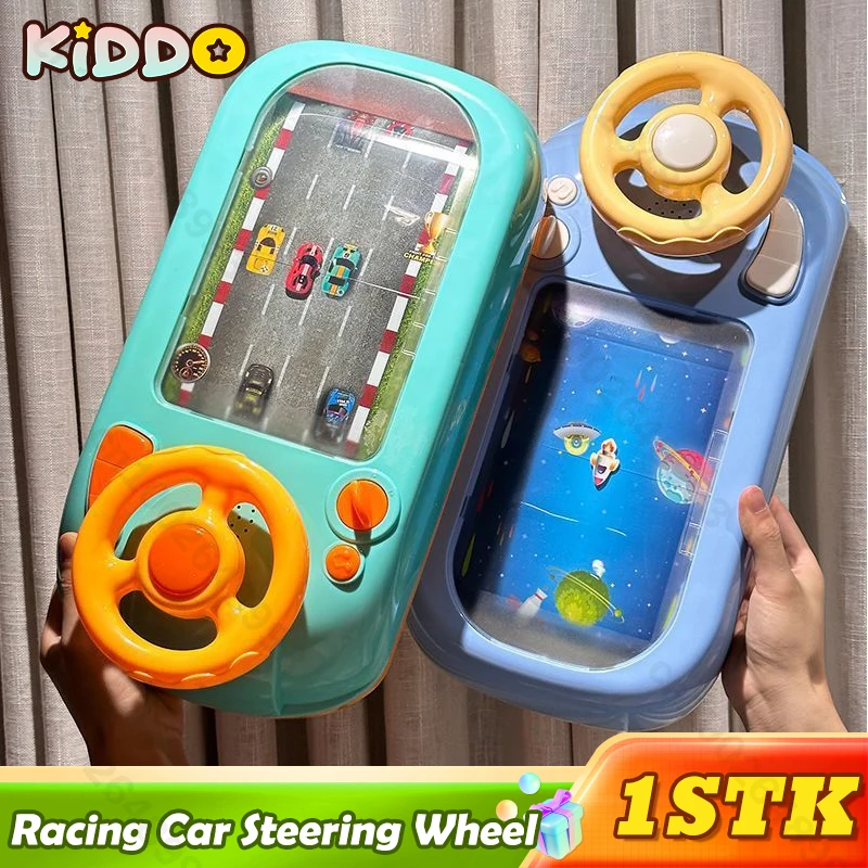 

Toddler Racing Car Steering Wheel Toys Musical Electronic Adventure Game Simulated Driving Interactive Toy Gift for Kids Baby