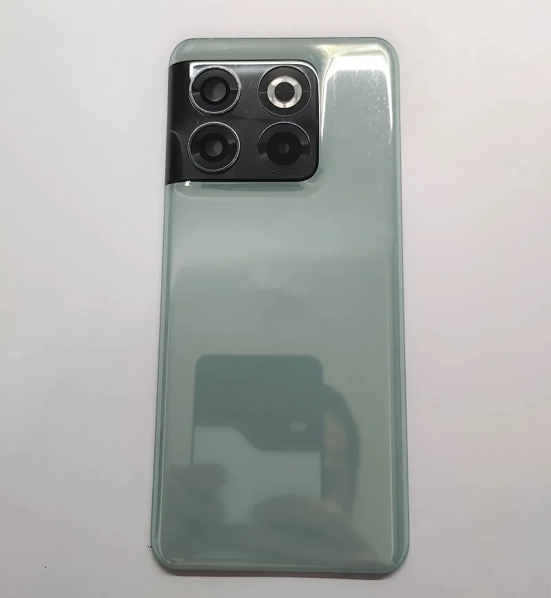 Корпус Oneplus10T для Oneplus 10T One Plus 6,7 дюйма, стеклянная задняя крышка аккумулятора, ремонт, замена задней крышки дверного телефона + объектив камеры