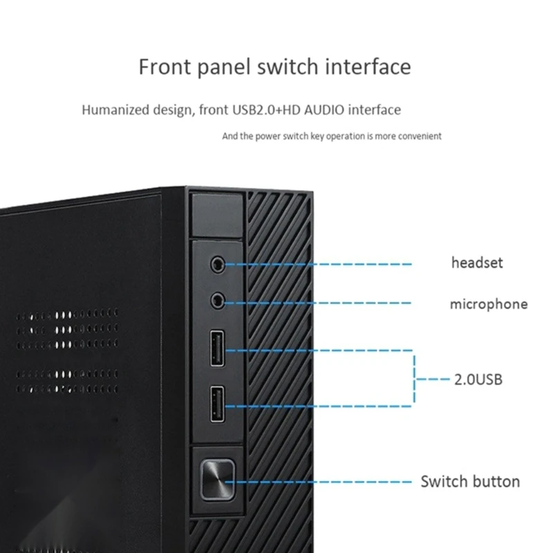 Boîtier HTPC en métal M06 MINI-ITX, châssis d'ordinateur avec support/supports suspendus