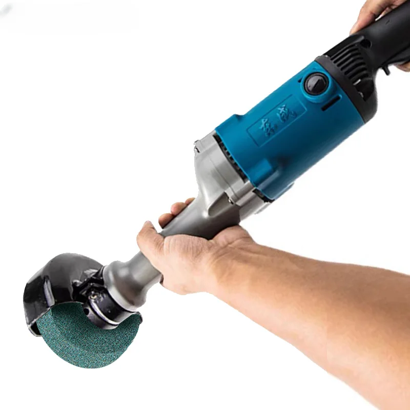 

220V Straight Angle Grinder Industrial Metal Polishing Grinding Machine Handheld Electric Straight Grinder Metal Grinder