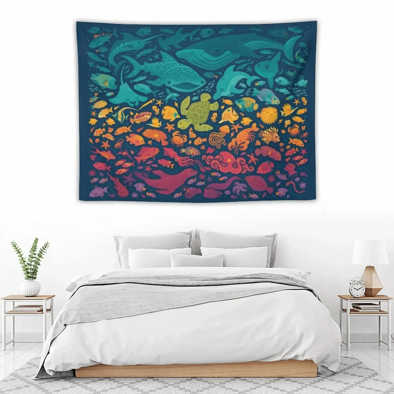 

Aquatic Spectrum 2 Tapestry Cute Decor Cute Room Things Decoration Room Home Decor Aesthetic Tapestry