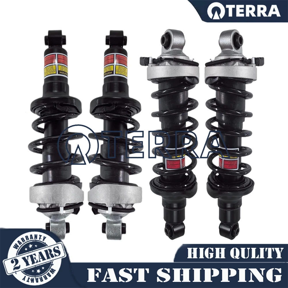 4X Front Rear Air Suspension Shock Absorbers Struts For Audi R8 2007-2015 420512019Q 420412019AJ 420412019Q 420512019AL