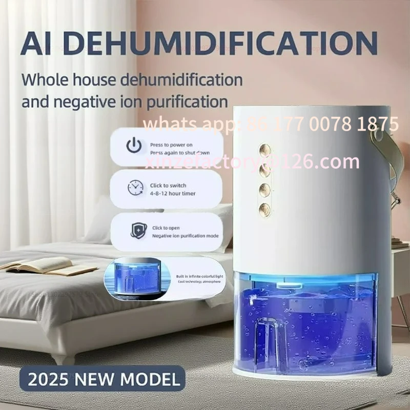 Customizable The 1300ml Dehumidifier Air Dryer Is Responsible for Eliminating Moisture and Absorbing Moisture Portable Air Dehum