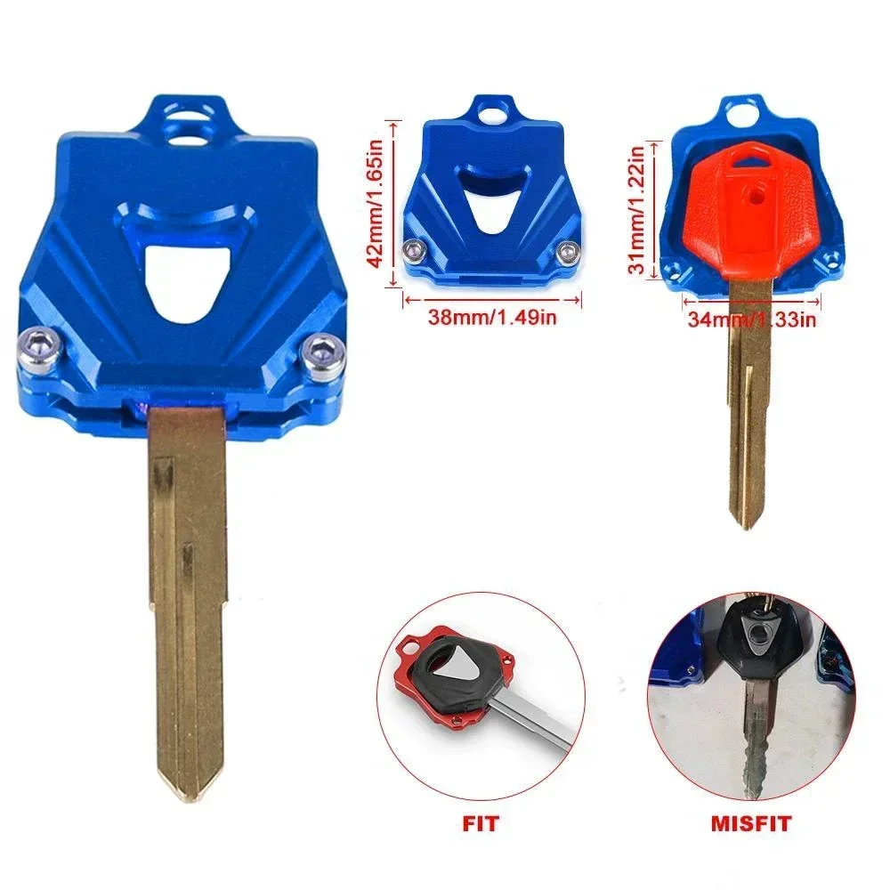 For YAMAHA YZF R3 YZF-R3 R3 2020 2021 2022 2023 Motorcycle Aluminum Key Shell Key Case Cover Key Ring Key Chain With Amagi