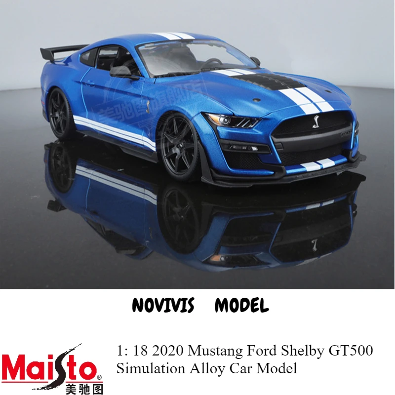 

Maisto 1:18 Ford Shelby Cobra Diecast Alloy Sports Car Model Collectible Mustang Toy for Adults Display Gift