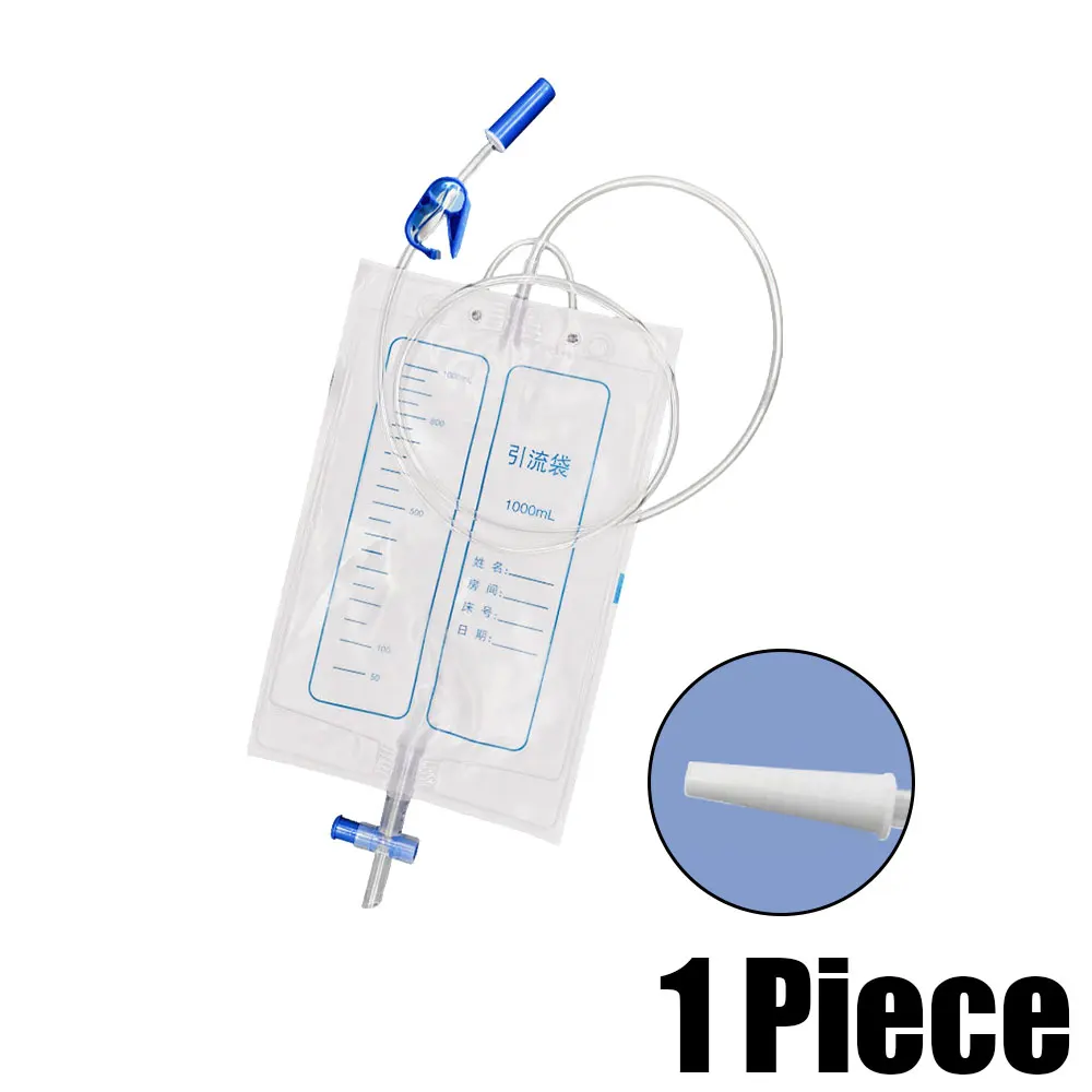 5-50pcs External Disposable Urine Bag PVC Storage Urinary Drainage Sack Pee Collection Bags With Cross Valve Catheter