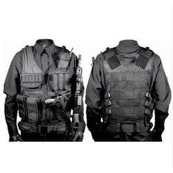 Verstelbare Molle Tactisch Vest Combat Body Armor Vesten Beveiliging Jacht Leger Outdoor CS War Game Airsoft Training Mesh Jas