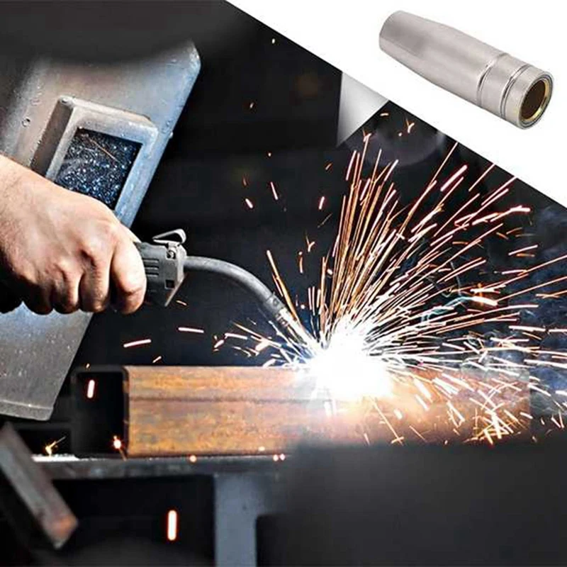 New 4Pcs MB15AK MIG/ Gas Ceramic Nozzle Welding Tip Nozzle Shield Cup For Welding Torch