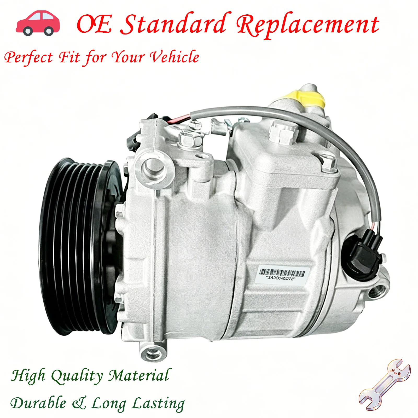 

Suitable for BMW 5/6/7 Series E63 E60 E64 E61 E65 E66 air conditioning compressor A/C pump 64526956715 64526918753 64509174803