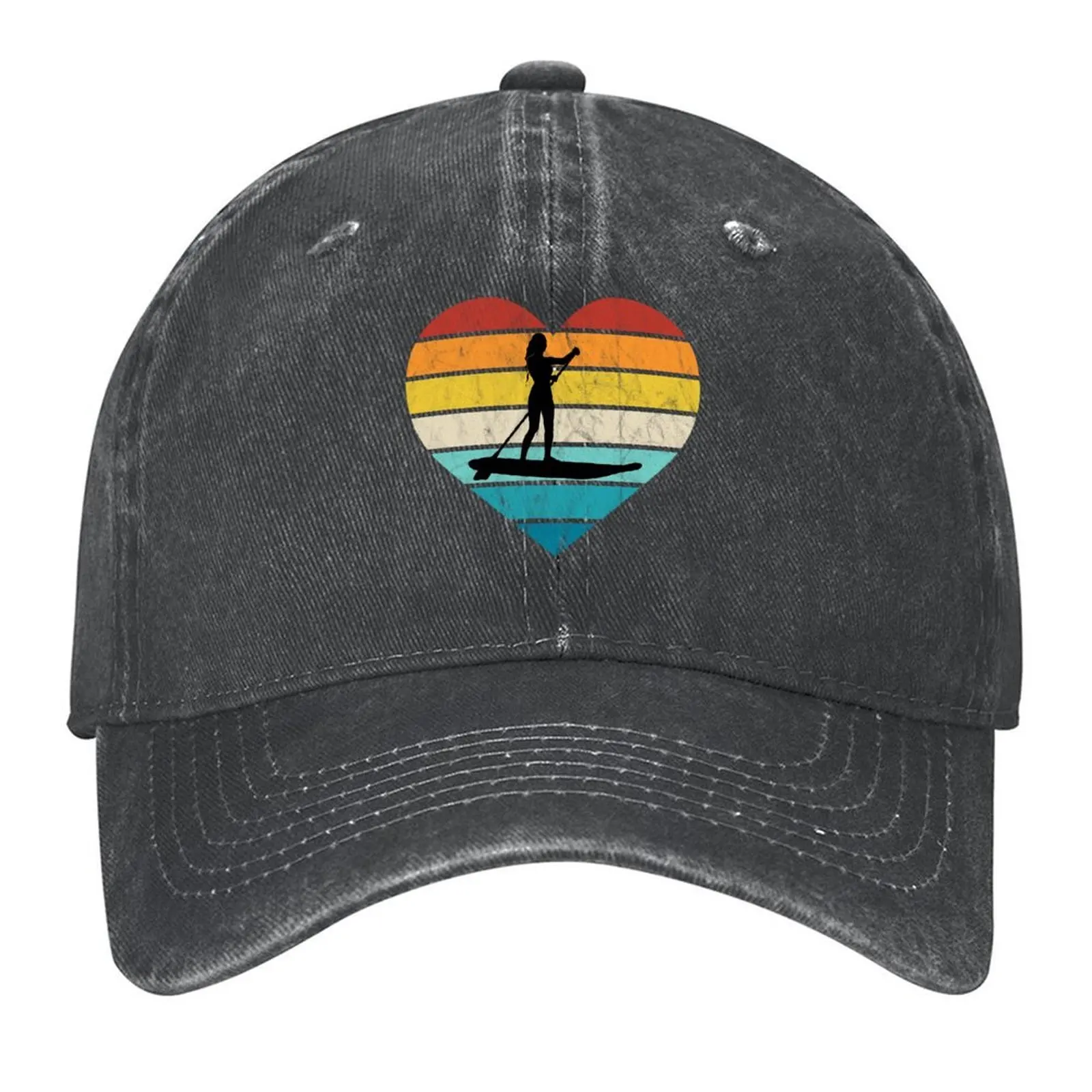 

I Love Stand-up Paddling Water Sports Baseball Cap Sun Cap Hip Hop Streetwear Uv Protection Solar Hat Mens Caps Women's