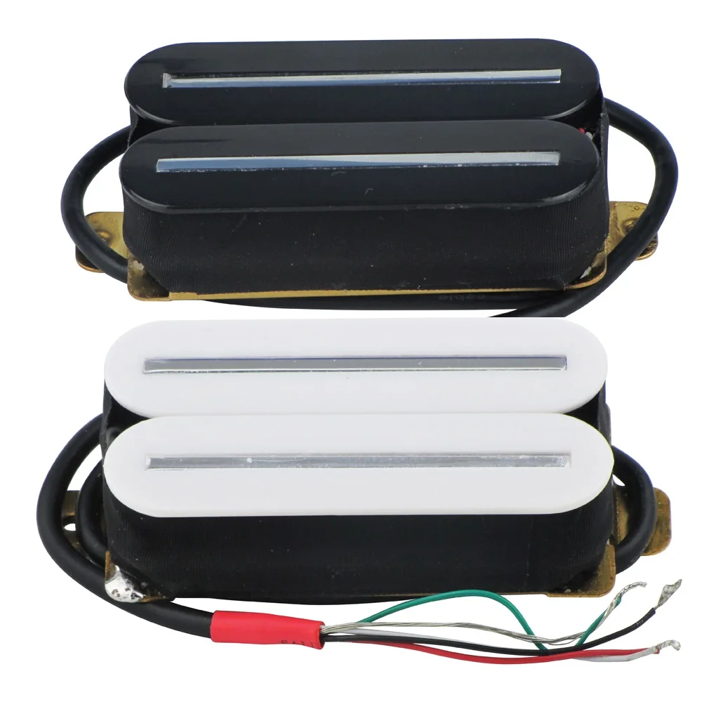 Dual Track Pickup Electric Guitar Humbucker Ceramic Parts Black/White Choose