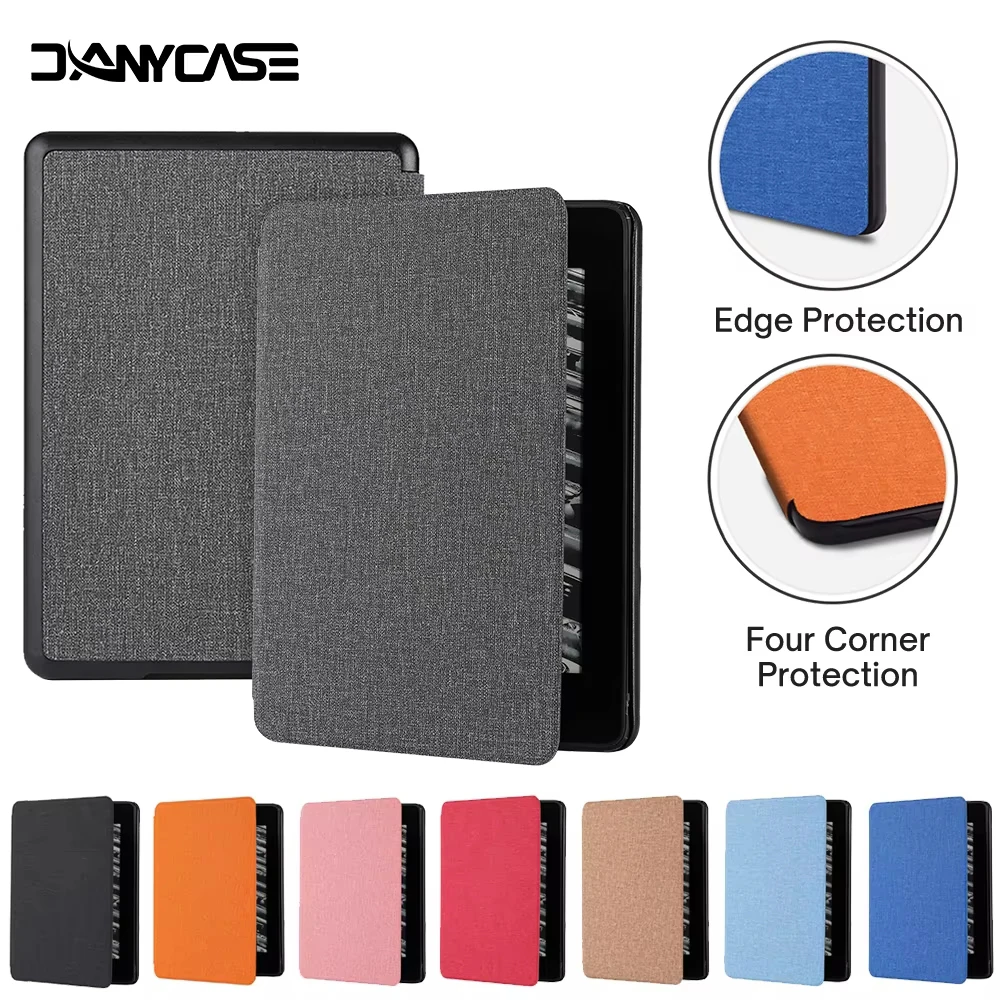 For Amazon Kindle Case Paperwhite 10th Generation Magnetic Smart Fabric Cover Leather Funda J9G29R PQ94WIF DP75SDI C2V2L3