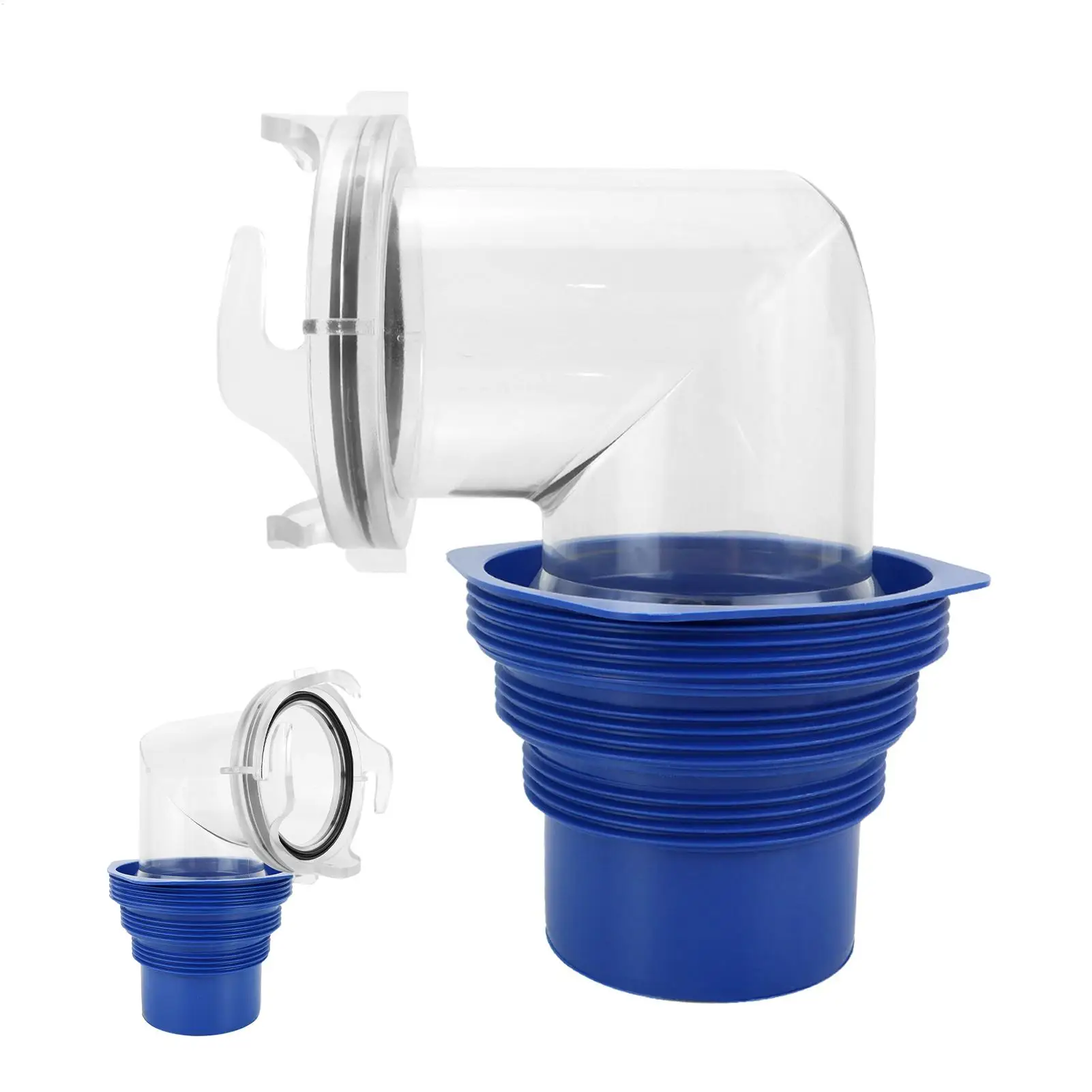 

RV Sewer Hose Kit with 4-in-1 Adapter Universal Leakproof Waste Pipe Fitting for Trailer Motorhome Drain accessories