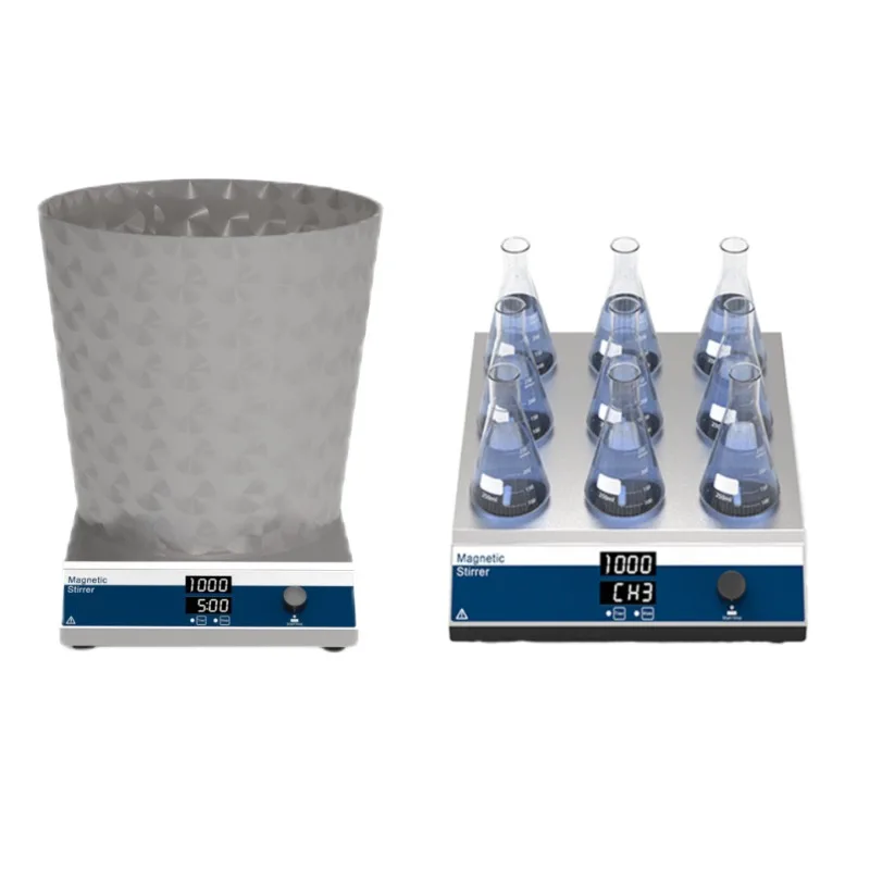 

Multiple heating collector magnetic stirrer