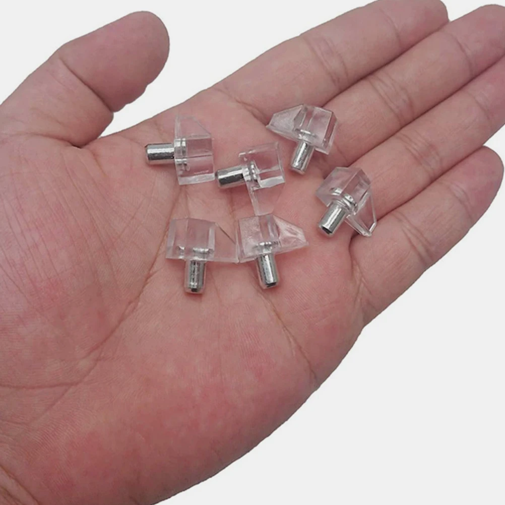 

100pcs White Shelf Pegs Large Plastic Corrosion Resistant Rust Proof Cabinet Support Sturdy Level Shelves Hardware
